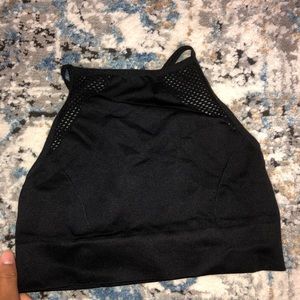 Black sports bra